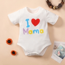 Cute Style Short Sleeve Round Neck 