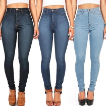 Fashion High Waist Slim Fit Skinny Jeans