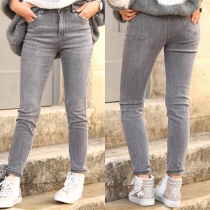 Mode: Smala jeans i stretch med medelhög midja
