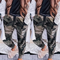 Fashion Camouflage Printed Casual Pants