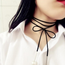 Justerbar stil hängande pinnformad Choker halsband