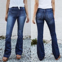 Fashion High Waist Slim Fit Jeans 