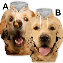 Animal Dog Hoodie Cute Loose Couple Hoodie