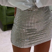 Fashion Sequined Slim Fit Skirt