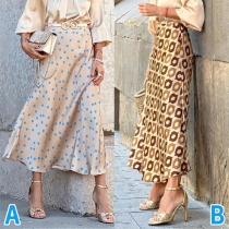 Fashion Printed Skirt for Women