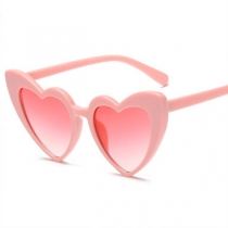 Hjärtformade solglasögon Peach Heart Stora solglasögon