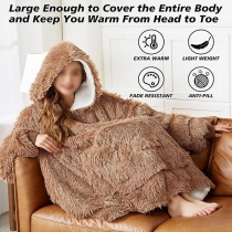 Ultra Cozy Plysch Hooded Sweatshirt Filt - TV Snugglewear-TV Filt