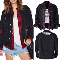 BF Style Ripped Denim Jacket