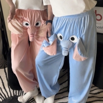 Roliga pyjamasbyxor: Elefantpar Dumbo Trunk-mönster