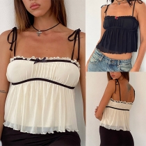 Sexig volang Cami Crop Top