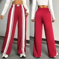 Casual retro sportbyxor raka.