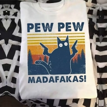 Cool Angry Cats Rolig T-shirt: Lekfulla katttröjor för en unik look