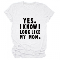 Kvinnors kortärmade T-shirt: 