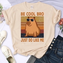 Just Like Me: Funny Pig Wearing Glasses T-Shirt