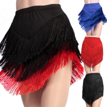Oregelbunden Hemline Tofs Danskjol