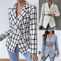 Modern Notch Lapel Långärmad Kavaj