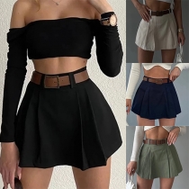 Streetwear stil enfärgade korta
