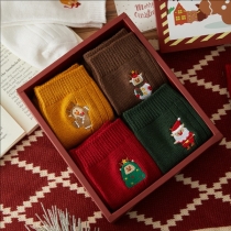 Trendiga julstrumpor 4-pack – perfekt julklappsidé