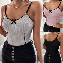 Sexy Backless V-neck Slim Fit Sling Top